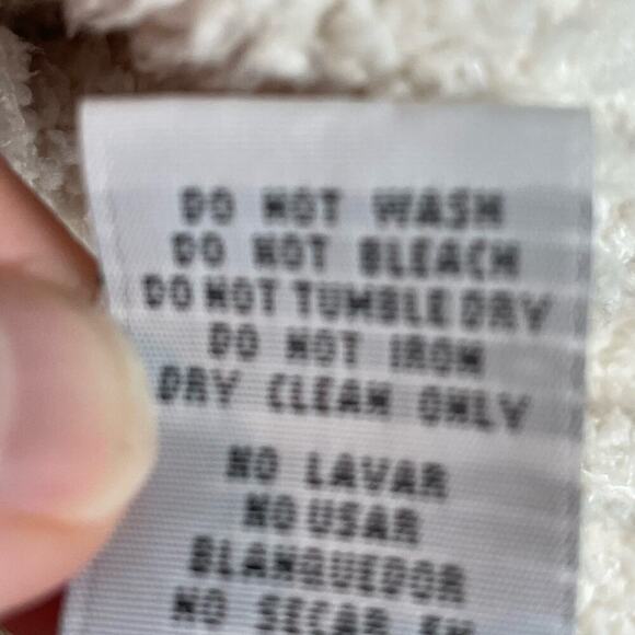 Thread & Supply cream fuzzy half zip pullover - Picture 8 of 8